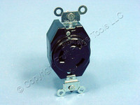 New Leviton Industrial Grade Single Black Twist Turn Locking Receptacle Outlet Non-NEMA 30A 250V 3330-G