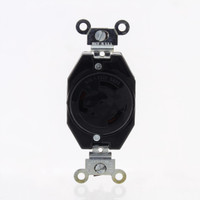New Leviton Industrial Grade Single Black Twist Turn Locking Receptacle Outlet Non-NEMA 30A 250V 3330-G