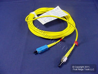5M Fiber Optic Single-Mode Simplex Patch Cable Cord SM ST FC PC Polish PCSCF-S05