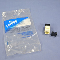 Leviton Almond Keyed Cat 3 Snap-In Quickport Data Voice Jack Cat3 RJ45 Telephone 41108-KA3