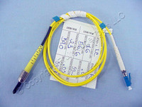 1M Leviton Fiber Optic Single-Mode Simplex Patch Cable Cord FC LC UPC UPSFL-S01