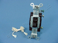 Leviton Brown Toggle HOSPITAL CALL Light Switch Single Pole 15A 120/277V 5501-8