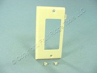 New Leviton Ivory Decora Sectional End UNBREAKABLE Wallplate Nylon Cover PSE26-I