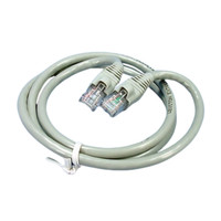 Leviton Gray Cat 6+ 3 Ft Ethernet LAN Patch Cord Network Cable Booted Cat6+ AG600-3S