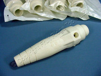 5 White Leviton ECT 18 Series Female Cam-Type Plug Insulating Sleeves 18SDF-14W