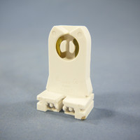 Leviton Fluorescent Lampholder Light Socket T8 T12 Medium Bi-Pin TALL Bulk 13354