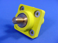 Leviton Yellow 16 Series Cam Receptacle Panel Outlet 3/4" Stud Female Plug 400A 600V 16R24-Y
