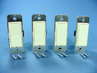 4 New Leviton Almond Decora Rocker Digital Audio Volume Controls Cat 5 48211-AVC