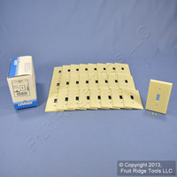 25 Leviton Ivory EXTRA DEEP Toggle Switch Cover Wall Plates Switchplates 86301