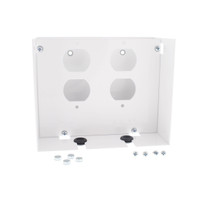 Cooper White 4-Outlet Receptacle AC Accessory Fits 5576-E18 and E36 Enclosures 5591