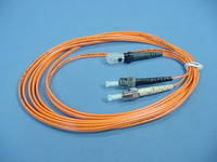 3M Leviton Fiber Optic Multi-Mode Duplex Patch Cable Cord MT-RJ ST 62 62DTM-M03