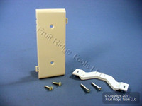 Leviton Lt Almond UNBREAKABLE Blank Center Panel Sectional Cover Wallplate PSC14-T