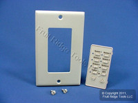 Leviton Almond Faceplate Color Change Kit for Controller Dimmer Switch DCKS7-A