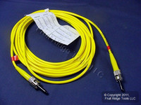 5M Leviton Fiber Optic Singlemode Simplex Patch Cable Cord ST ST PC SM PCSST-S05