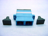 Leviton SC Duplex Fiber Optic Adapter Jack for Rack Mount Patch Panels 49884-MAD
