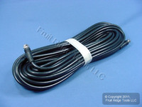 Leviton Black 50' Coaxial Video Cable RG59 Plugs 75-Ohm F-Type Wire C5851-50E