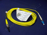 3M Leviton Fiber Optic Singlemode Simplex Patch Cable Cord ST LC SPC SPSTL-S03