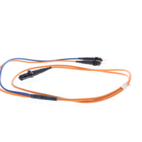 1M Leviton Fiber Optic Multi-Mode Duplex Patch Cable Cord MT-RJ ST 50 50DTM-M01