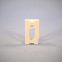 New Leviton Gray MOS 1-Unit Wallplate Filler Insert HD15 Opening HD-15 41291-DBG