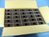 1100 General Electric Brown Unbreakable Nylon Receptacle Wallplate Covers 1.4" Diameter w/o Mounting Screws WD9350571