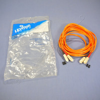 Leviton 5M Fiber Optic Multi-Mode Duplex Patch Cord Cable MM SC-SC 50 5C200-M05
