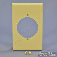 Leviton Ivory Range Outlet Cover Dryer Unbreakable Receptacle Wallplate 80728-I