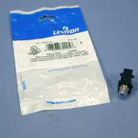 Leviton Black Quickport F-Type Coaxial Cable Jack 75-Ohm w/ BLUE Center 41084-FEF