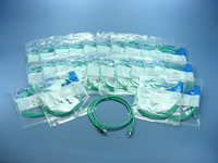 25 Leviton Green 5' Cat 6+ Extreme Ethernet LAN Patch Cord Cables CAt6 Plus 5 Ft 62460-5G