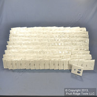 200 Leviton White Residential 2-Gang Toggle Receptacle Outlet Cover Wallplates 88005