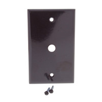 Leviton Brown Phone Cable Wallplate Telephone Cover Plate .406" Hole 85013