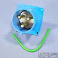 Leviton Industrial IP 44 Splashproof Pin & Sleeve Inlet Plug 30A 250VAC SP330B6