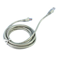 Leviton Gray Cat 6+ 7 Ft Ethernet LAN Patch Cord Network Cable Booted Cat6+ AG600-7S