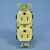 Leviton Ivory Tamper Resistant Duplex Receptacle Outlet 5-15R 15A Bulk 5321-I