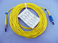10M Leviton Fiber Optic Single-Mode Simplex Patch Cable Cord ST SC UPC UPSCT-S10