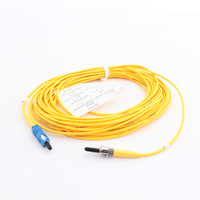 10M Leviton Fiber Optic Single-Mode Simplex Patch Cable Cord ST SC UPC UPSCT-S10