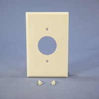Cooper Light Almond 1.406" Mid-Size UNBREAKABLE Receptacle Wallplate Outlet Cover PJ7LA