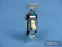 10 Eagle Electric Ivory COMMERCIAL Toggle Wall Light Switches 3-WAY 15A CS315V