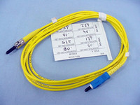 2M Leviton Fiber Optic Singlemode Simplex Patch Cable Cord ST SC SPC SPSCT-S02