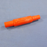 New Leviton Orange Cam Plug Insulating Sleeve Female ECT 15 Series 15SDF-48O