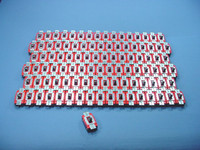 100 Leviton Brown INDUSTRIAL Short Strap Toggle Wall Light Switches DOUBLE POLE 20A 1122-SS