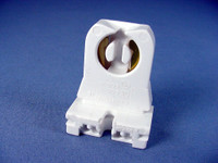 Leviton Fluorescent Lamp Holder T-8 T-12 Light Socket G13 Base T8 T12 Medium Bi-Pin Low Profile 13353