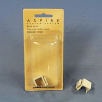 2 Cooper Aspire Desert Sand Solid Modular Wallplate Blank Port Filler Inserts 9558DS
