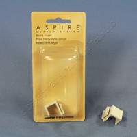 2 Cooper Aspire Desert Sand Solid Modular Wallplate Blank Port Filler Inserts 9558DS