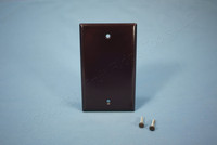 Ace Brown Thermoset 1-Gang Standard Blank Commercial Grade Wallplate Cover 31208