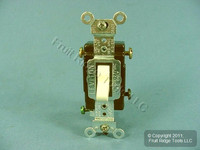Leviton Almond 3-Way COMMERCIAL Toggle Wall Light Switch 15A CS315-2A
