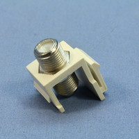 Cooper Aspire Desert Sand TV Video Connector F-Type Coaxial Cable Jack RG6 9555DS