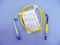 1M Leviton Fiber Optic Single-Mode Simplex Patch Cable Cord ST LC UPC UPSTL-S01
