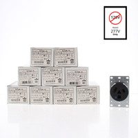 10 Leviton 7-50 Straight Blade Receptacle Power Outlets NEMA 7-50R 50A 277V 9750-A