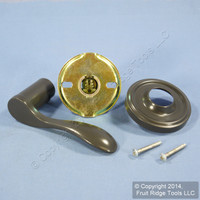 RIGHT Weslock Traditonale Bordeau 605 Gray Dummy Closet Door Lever