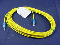 10M Leviton Fiber Optic Single-Mode Simplex Patch Cable Cord SM SC UPC UPSSC-S10